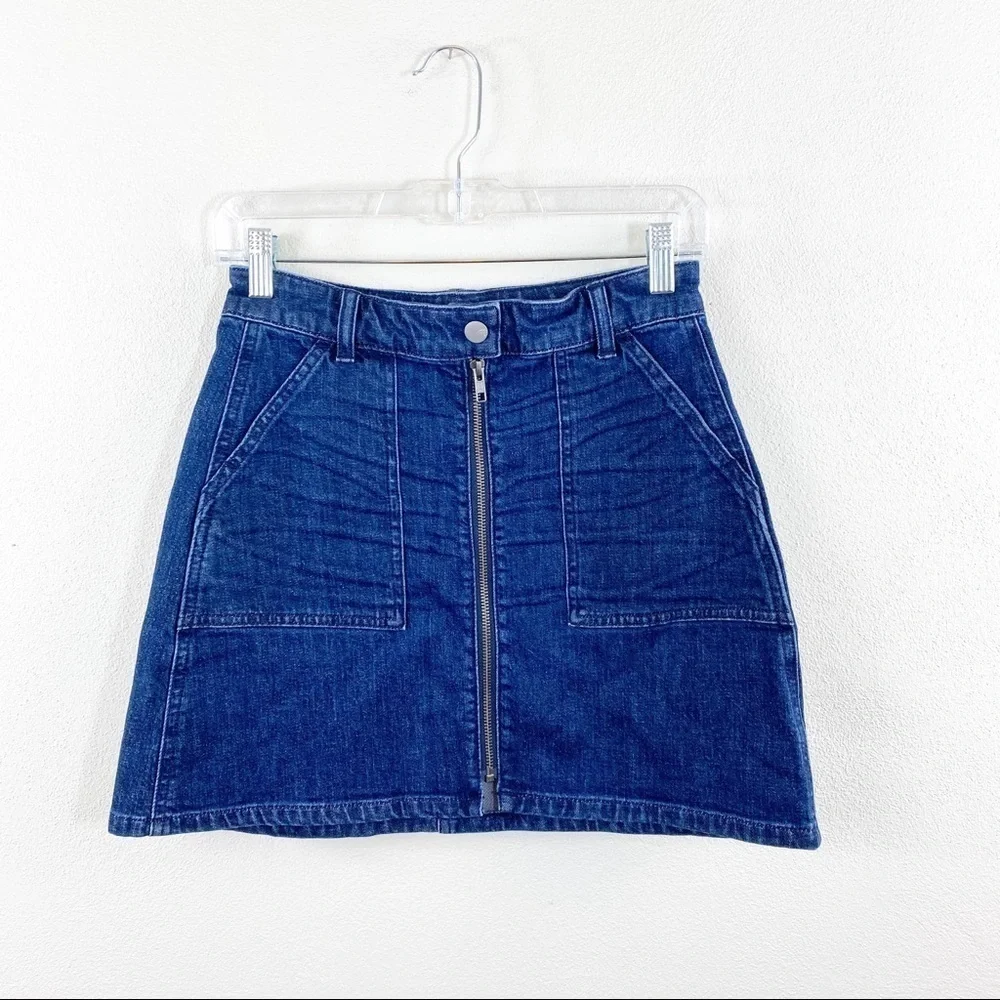 Madewell Denim Utility Skirt